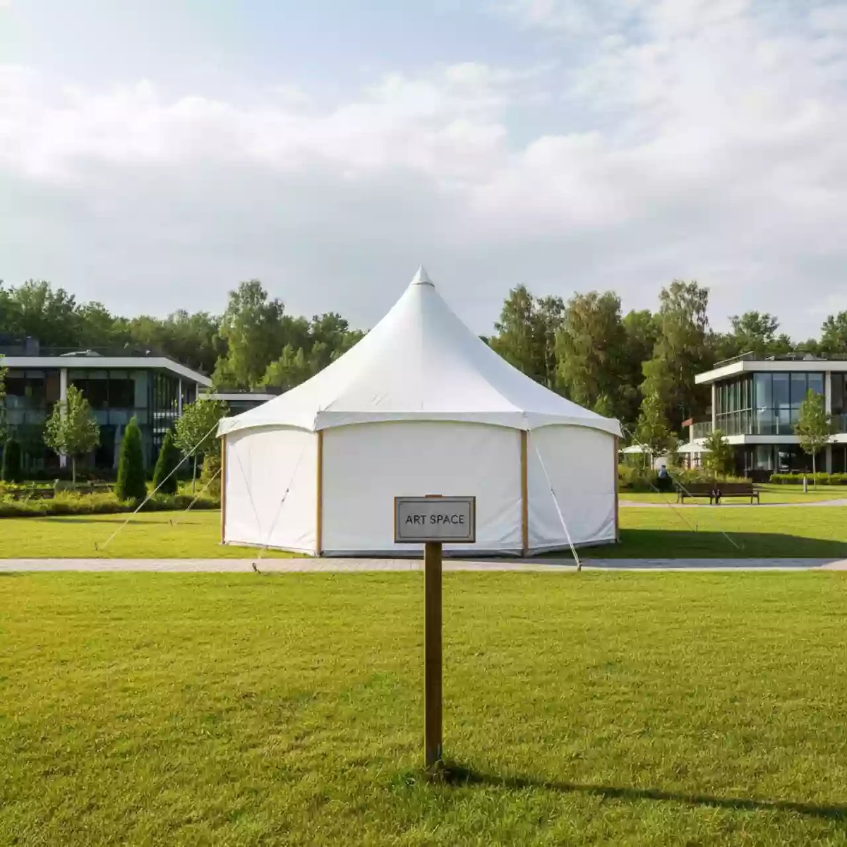 Аренда Шатер Pagoda 6х6 м в Green Flow Hotel — ART SPACE