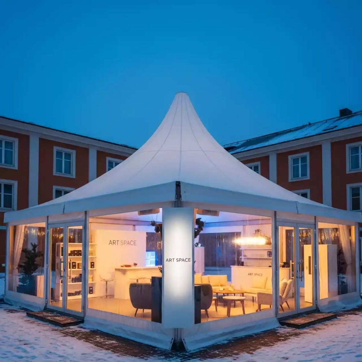 Аренда Шатер пагода для мероприятия в Stella di Mosca — ART SPACE