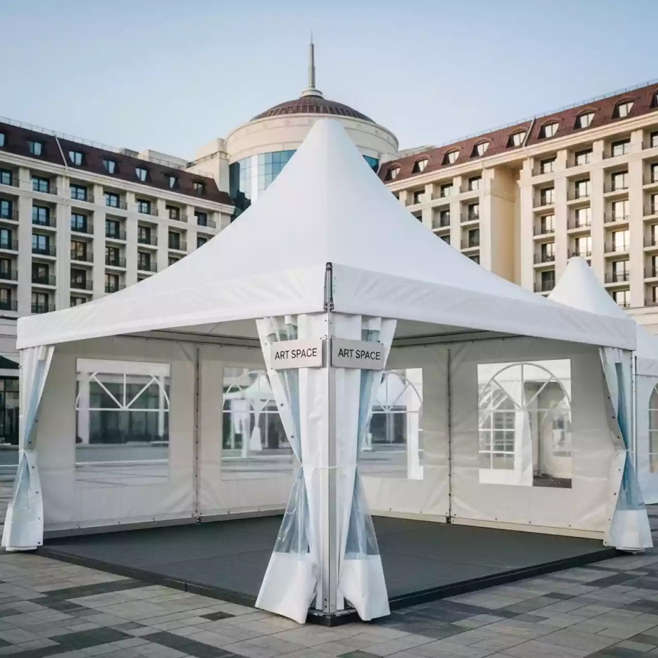 Аренда Шатер пагода квадратный 4х4 м в Сочи Парк Отеле — ART SPACE