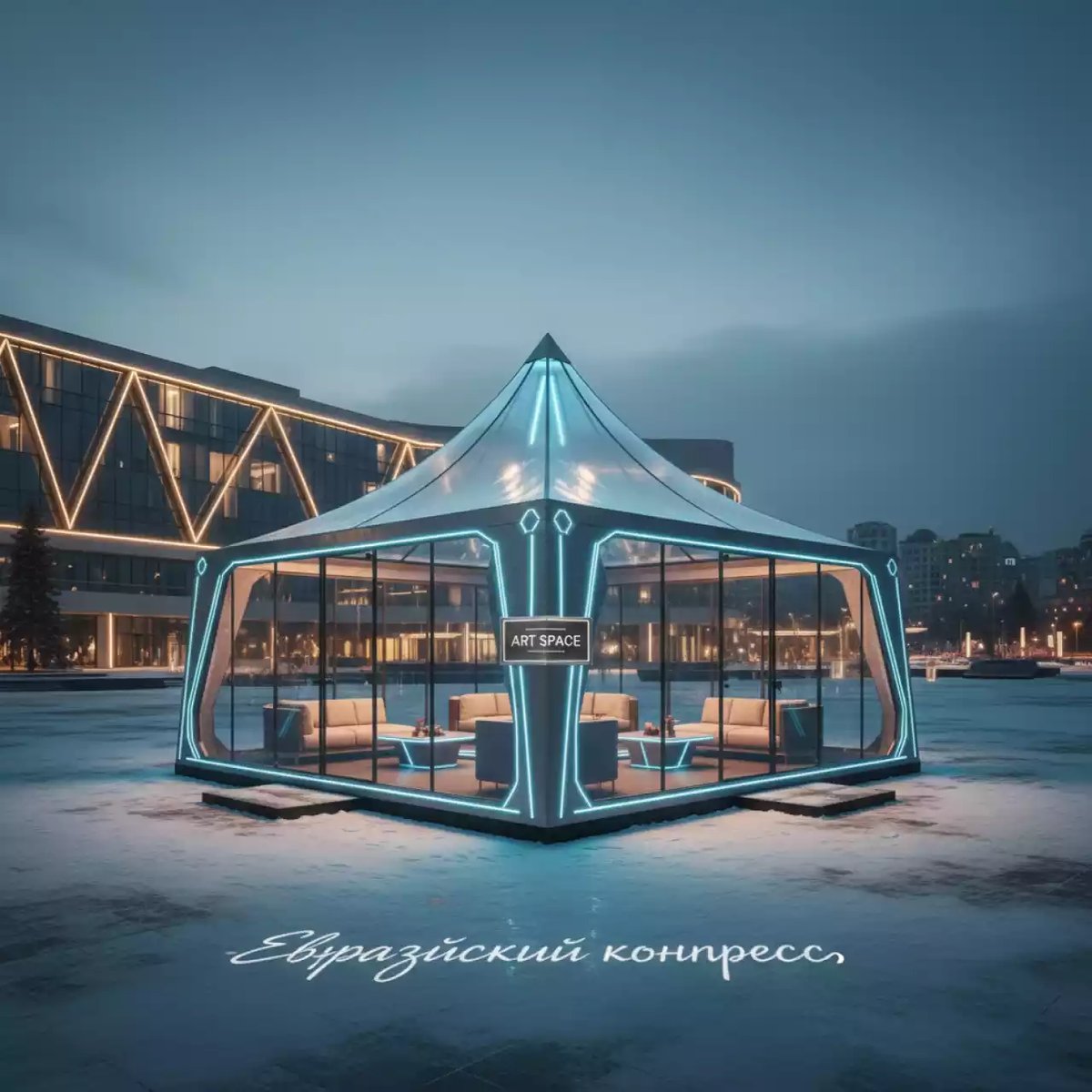 Аренда Шатер пагода Лондон 5х5 м в Cosmos Sochi Hotel — ART SPACE