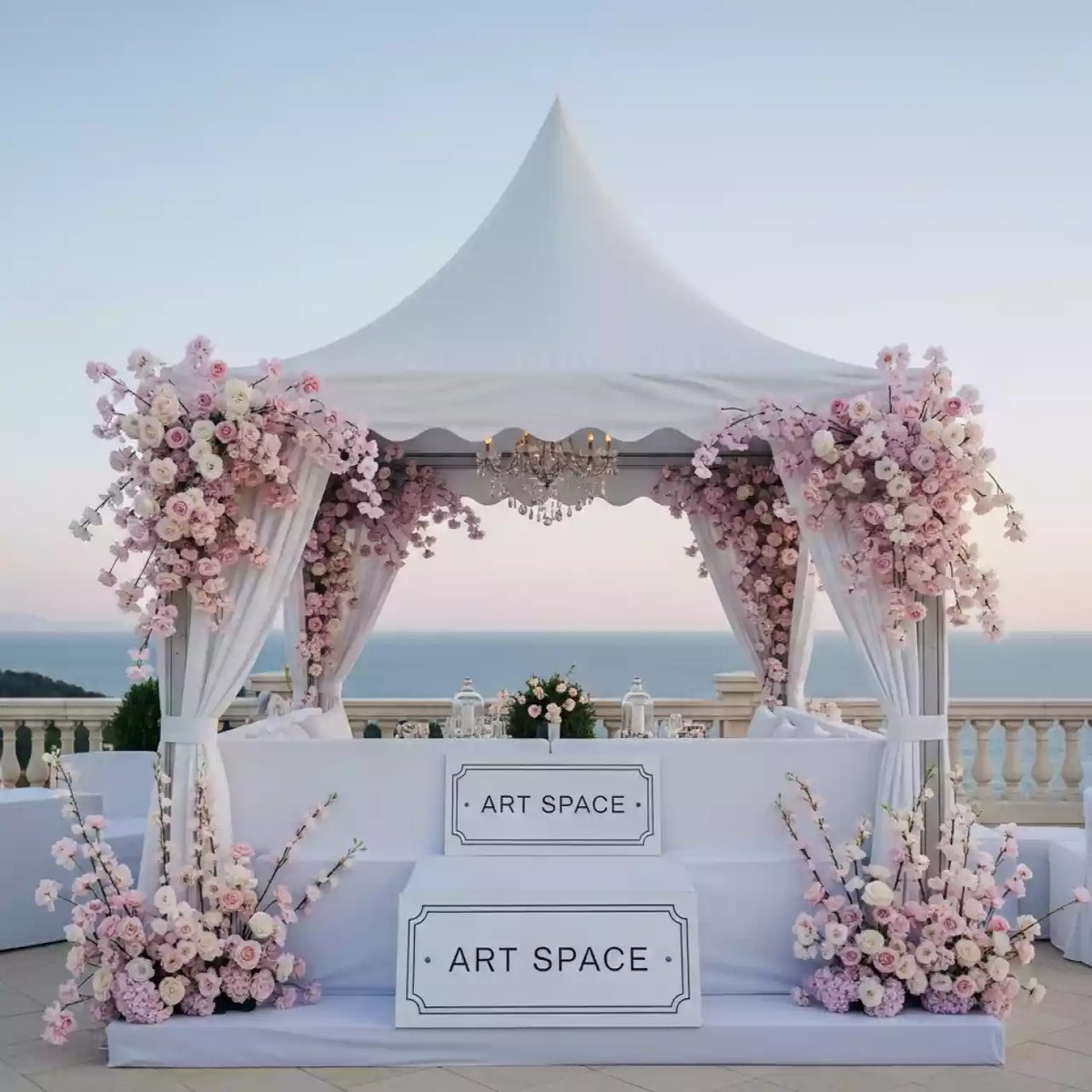 Аренда Шатер пагода Римини 3х3 м в отеле Hyatt Regency Sochi — ART SPACE