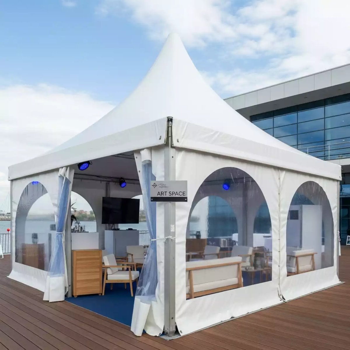 Аренда Шатер пагода в Иркутске в зале «Чайка» (Морпорт) — ART SPACE