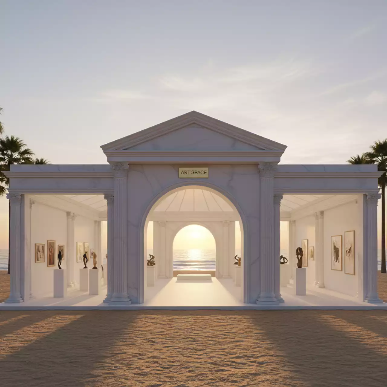 Аренда Шатер Parus 3 на пляже «Маяк» — ART SPACE