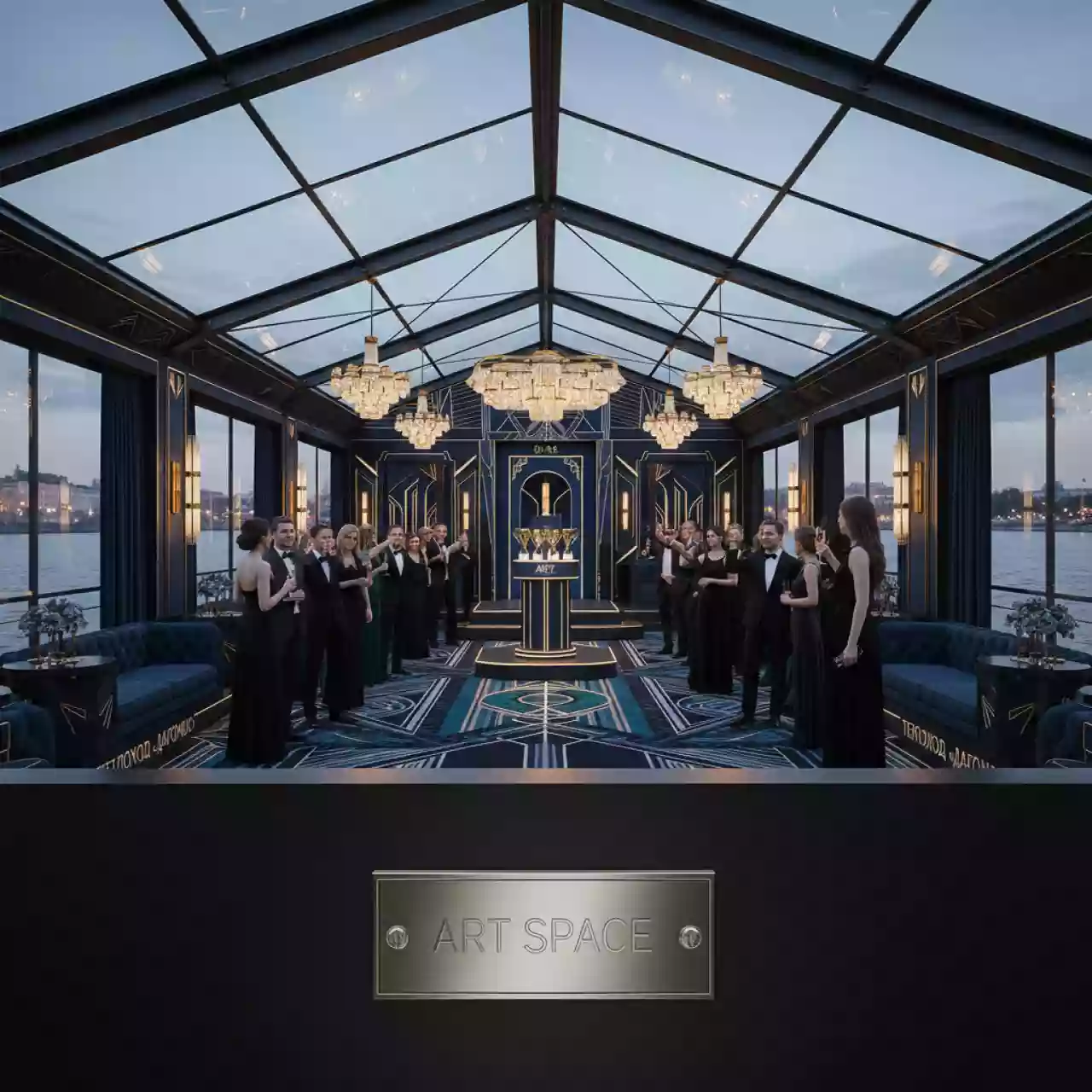 Аренда Шатер павильон 15х30 м на теплоходе «Дагомыс» — ART SPACE