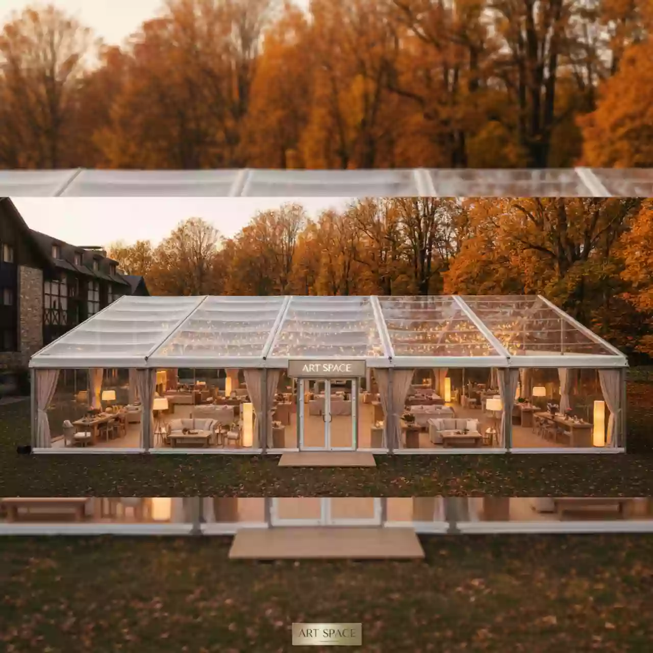 Аренда Шатер павильон 20х50 в Маринс Парк Отеле — ART SPACE