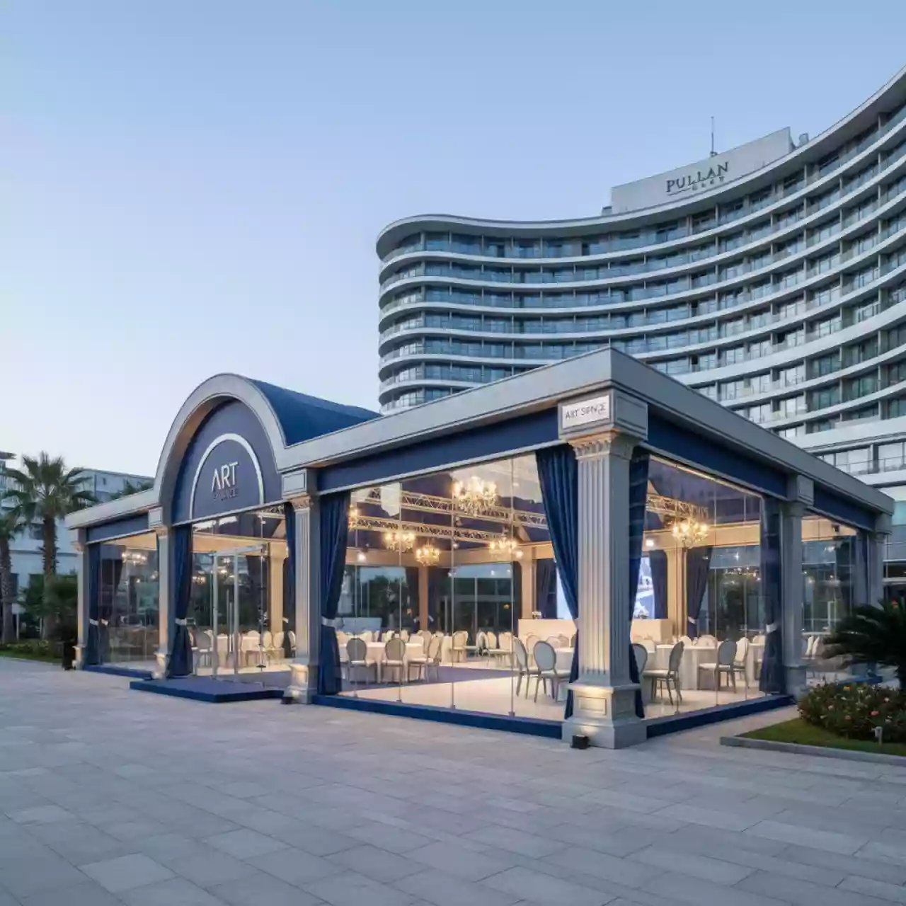 Аренда Шатер павильон 25х40 м в Pullman Sochi Centre — ART SPACE