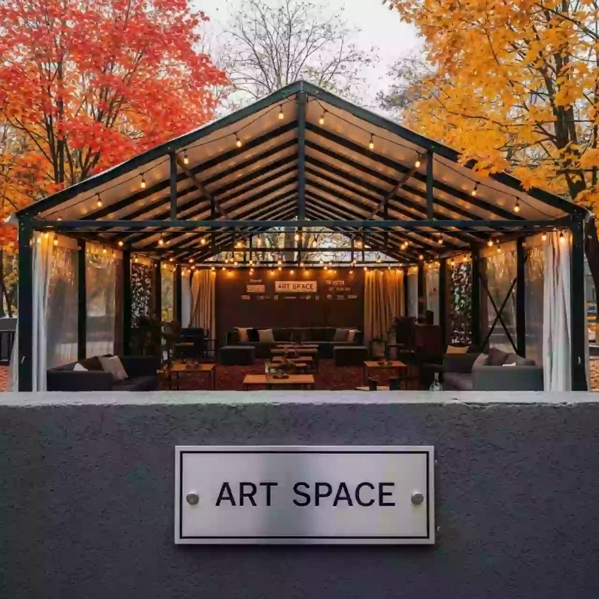 Аренда Шатер павильон 5х10 м в санатории «Русь» — ART SPACE