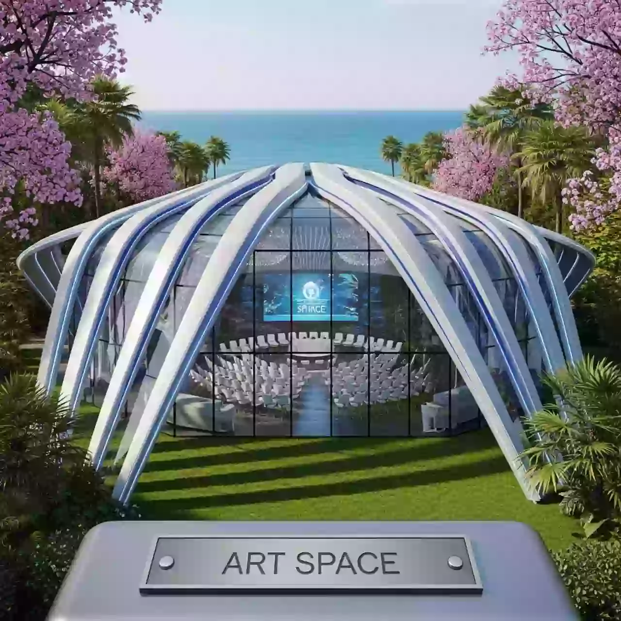 Аренда Шатер павильон 875 м² в санатории «Сочи» — ART SPACE