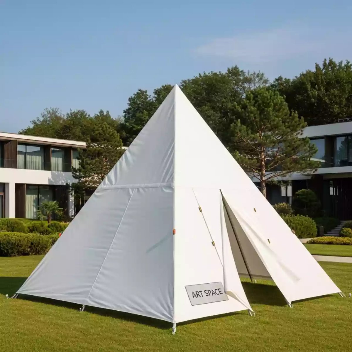 Аренда Шатер пирамида 5х5 м в санатории «Черноморье» — ART SPACE