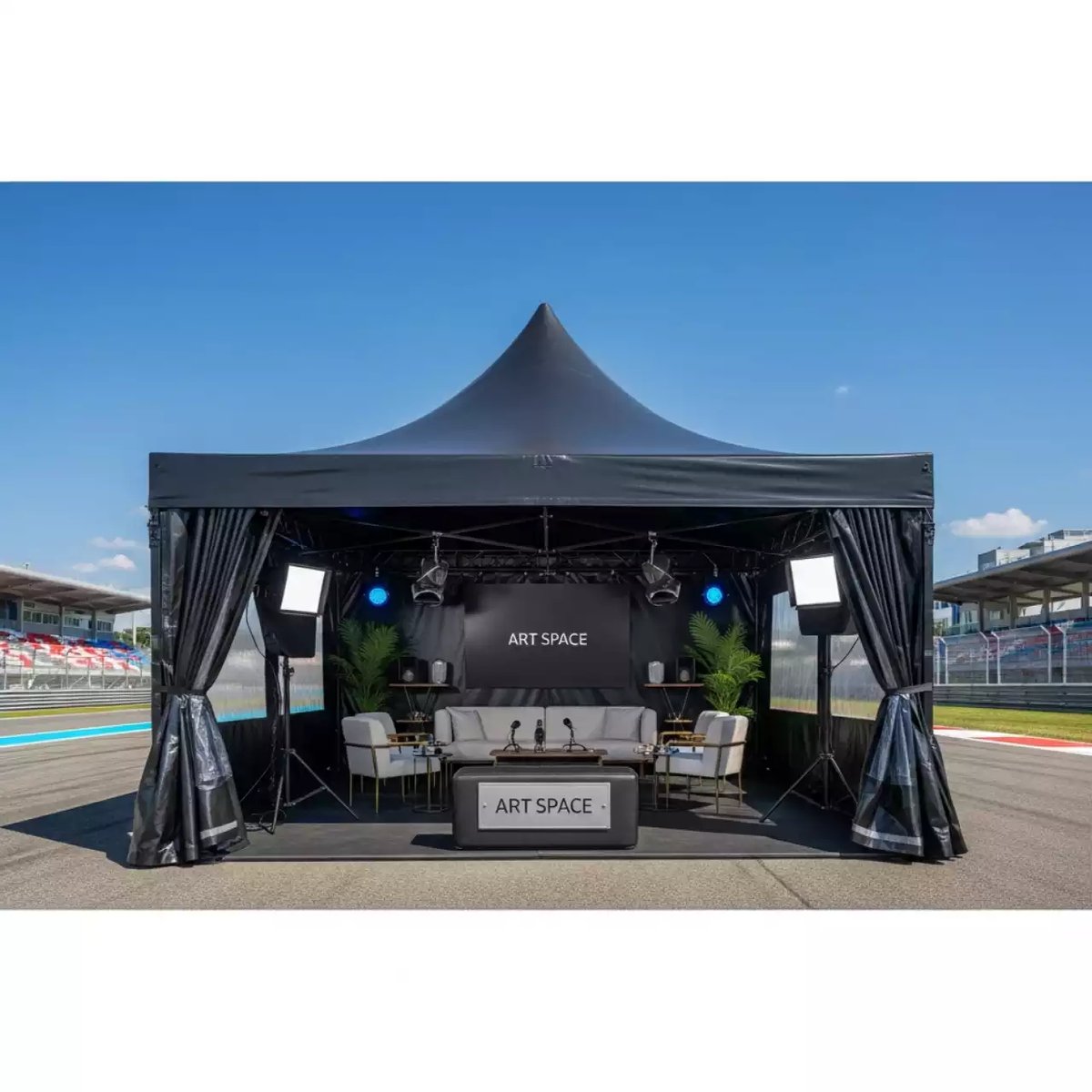 Аренда Шатер Премиум Бизон 3х4,5 м на Сочи Автодроме — ART SPACE