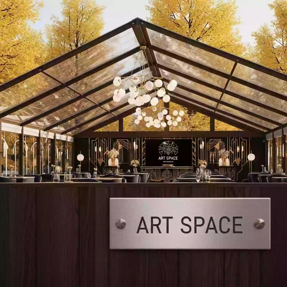 Аренда Шатер прозрачный деревянный 64 м² в ресторане «Сыроварня» — ART SPACE