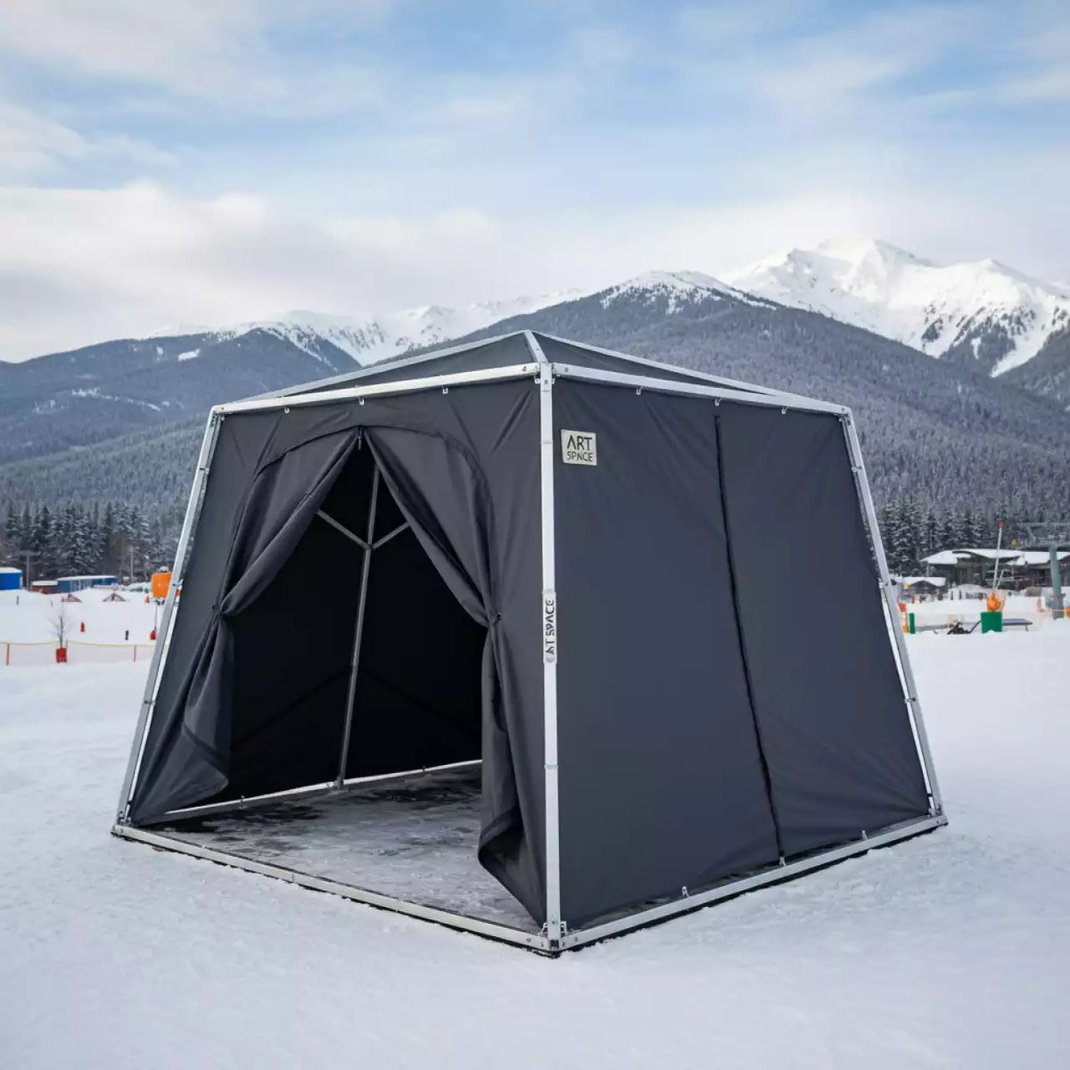 Аренда Шатер ритуальный Премиум Бизон 2х3 на курорте «Газпром» (Альпика) — ART SPACE