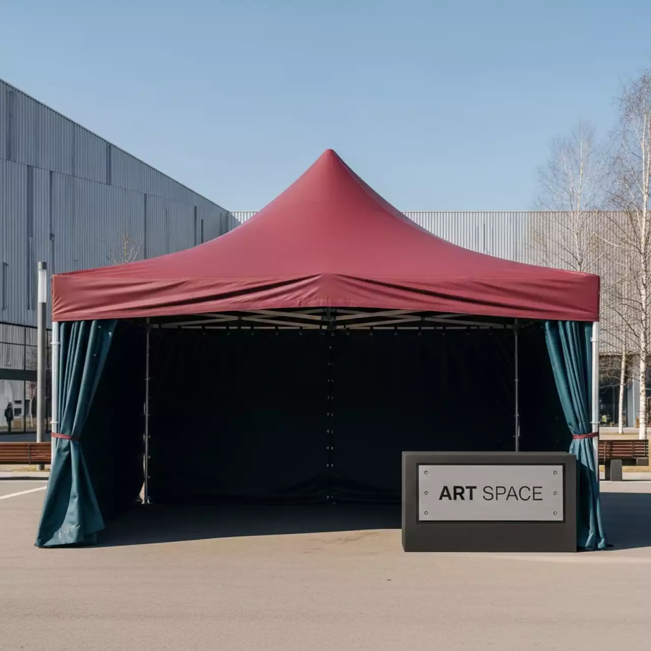 Аренда Шатер ритуальный усиленный Pro 2x2 м в Сириус Арене — ART SPACE