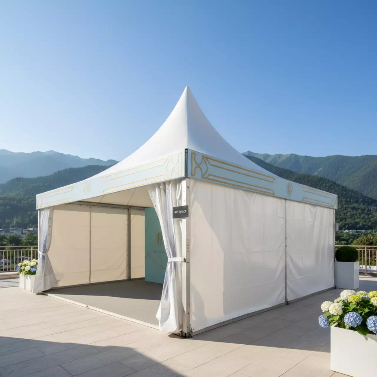 Аренда Шатер Roder PAGODA в Rixos Krasnaya Polyana — ART SPACE