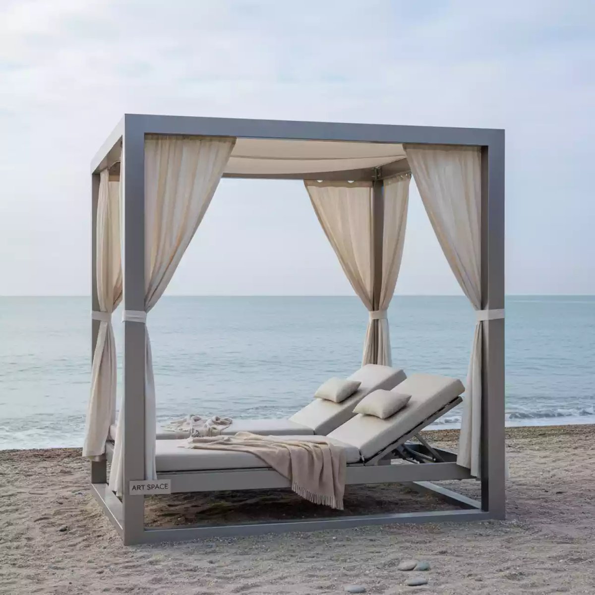 Аренда Шатер с лежаками Cottage на пляжных клубах Хосты — ART SPACE