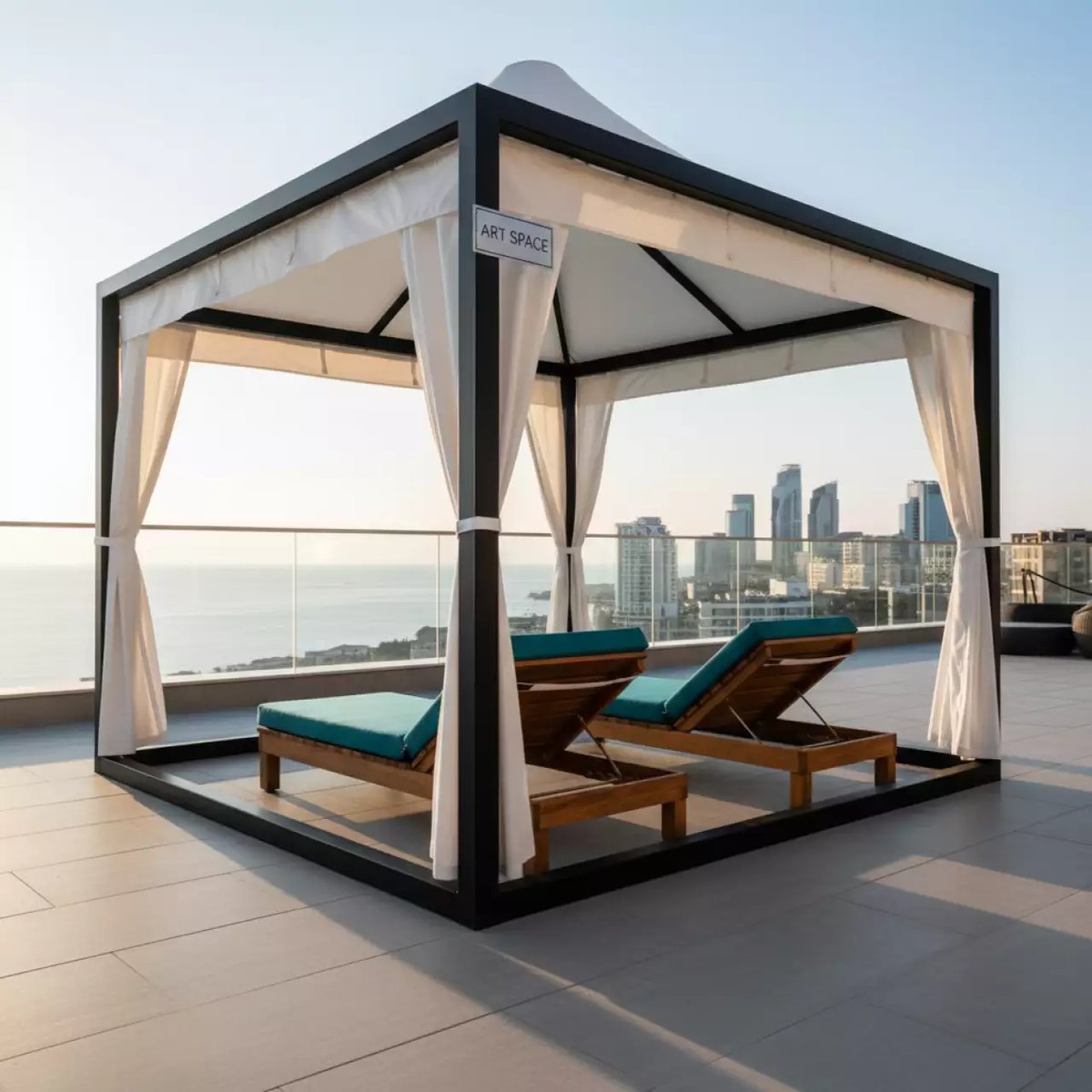 Аренда Шатер с лежаками The Factory в Imeretinskiy Hotel — ART SPACE