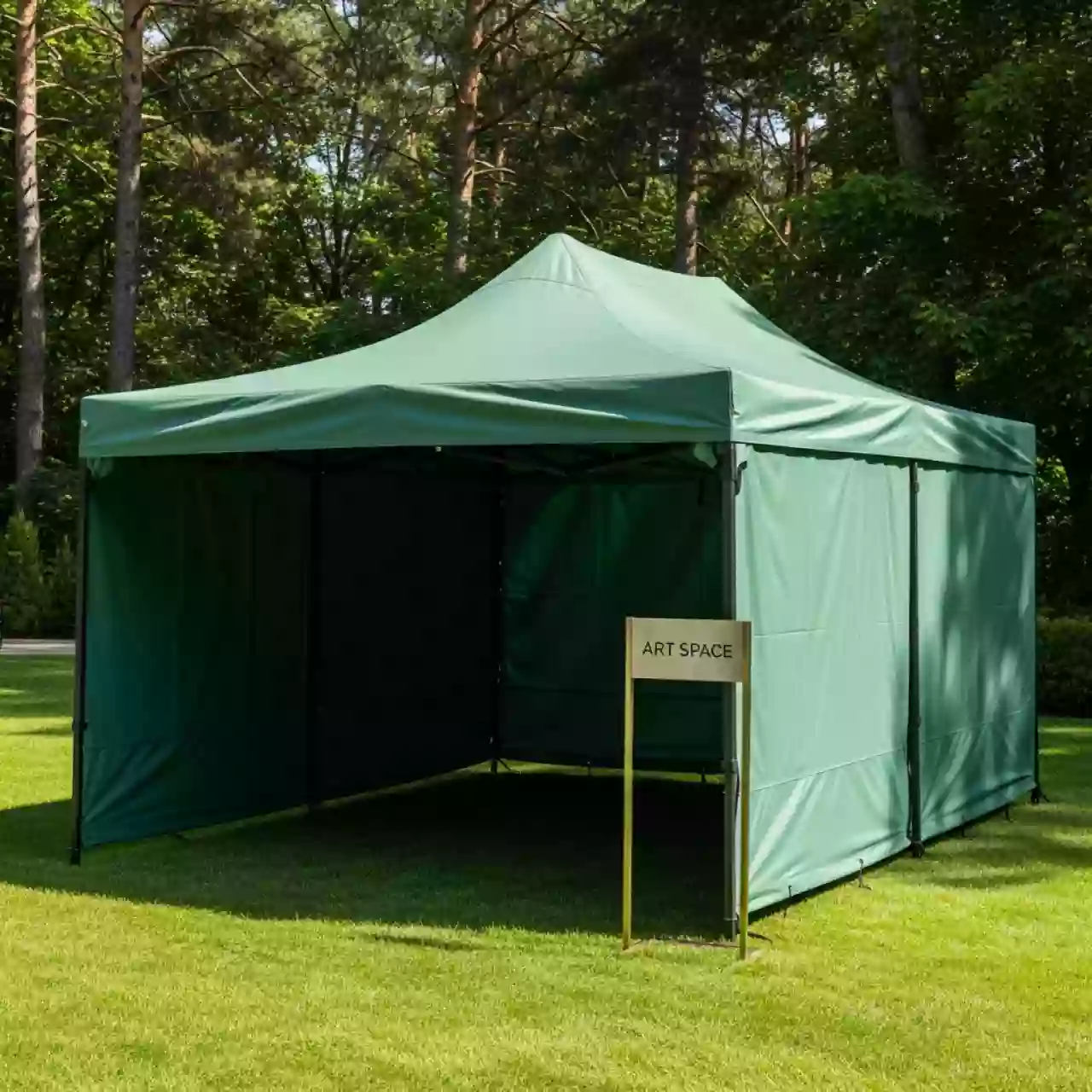 Аренда Шатер садовый AFM 1035NA 3х3 м 2,4х2,4 м зеленый в Radisson Blu Resort & Congress Centre — ART SPACE