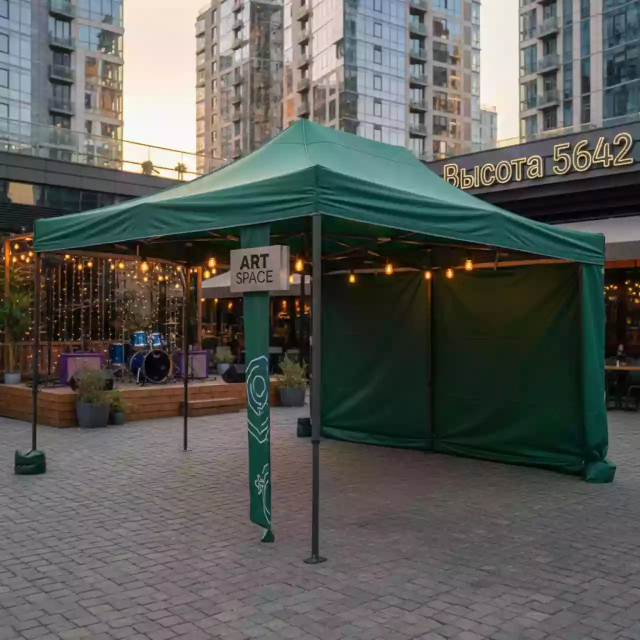Аренда Шатер садовый AFM 1035NA Green в ресторане «Высота 5642» — ART SPACE