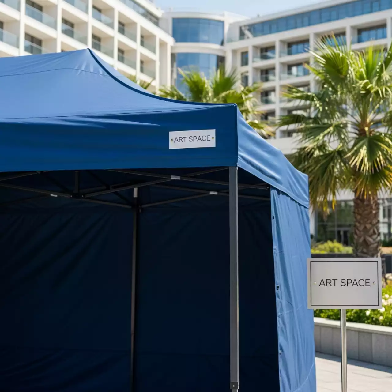 Аренда Шатер садовый AFM 1040NB синий 3х3 в Сочи Парк Отеле — ART SPACE