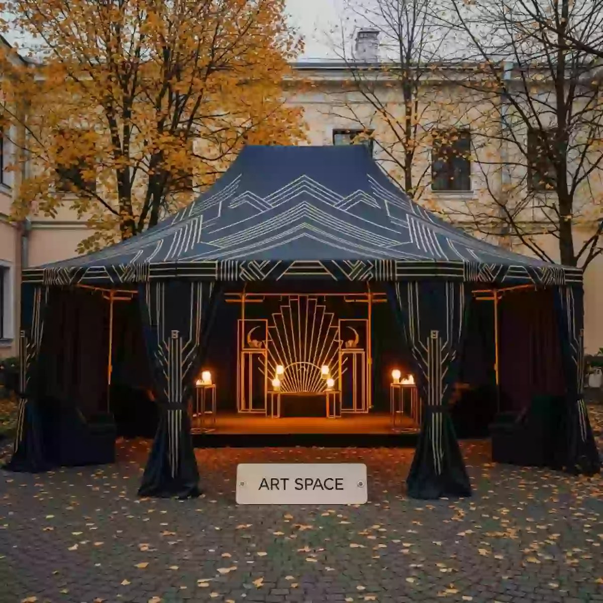 Аренда Шатер садовый премиум Бизон 3х6 в Boutique Hotel PORTUM 1905 — ART SPACE