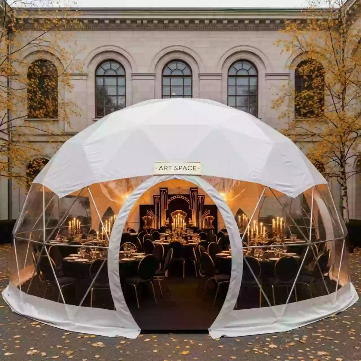 Аренда Шатер сфера 14х14 в Зале органной и камерной музыки — ART SPACE