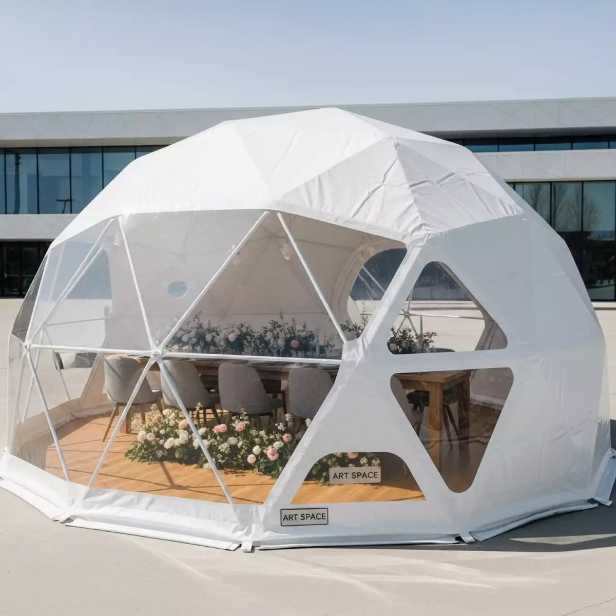 Аренда Шатер сферический диаметр 6 м в Керлинговом центре «Ледяной куб» — ART SPACE