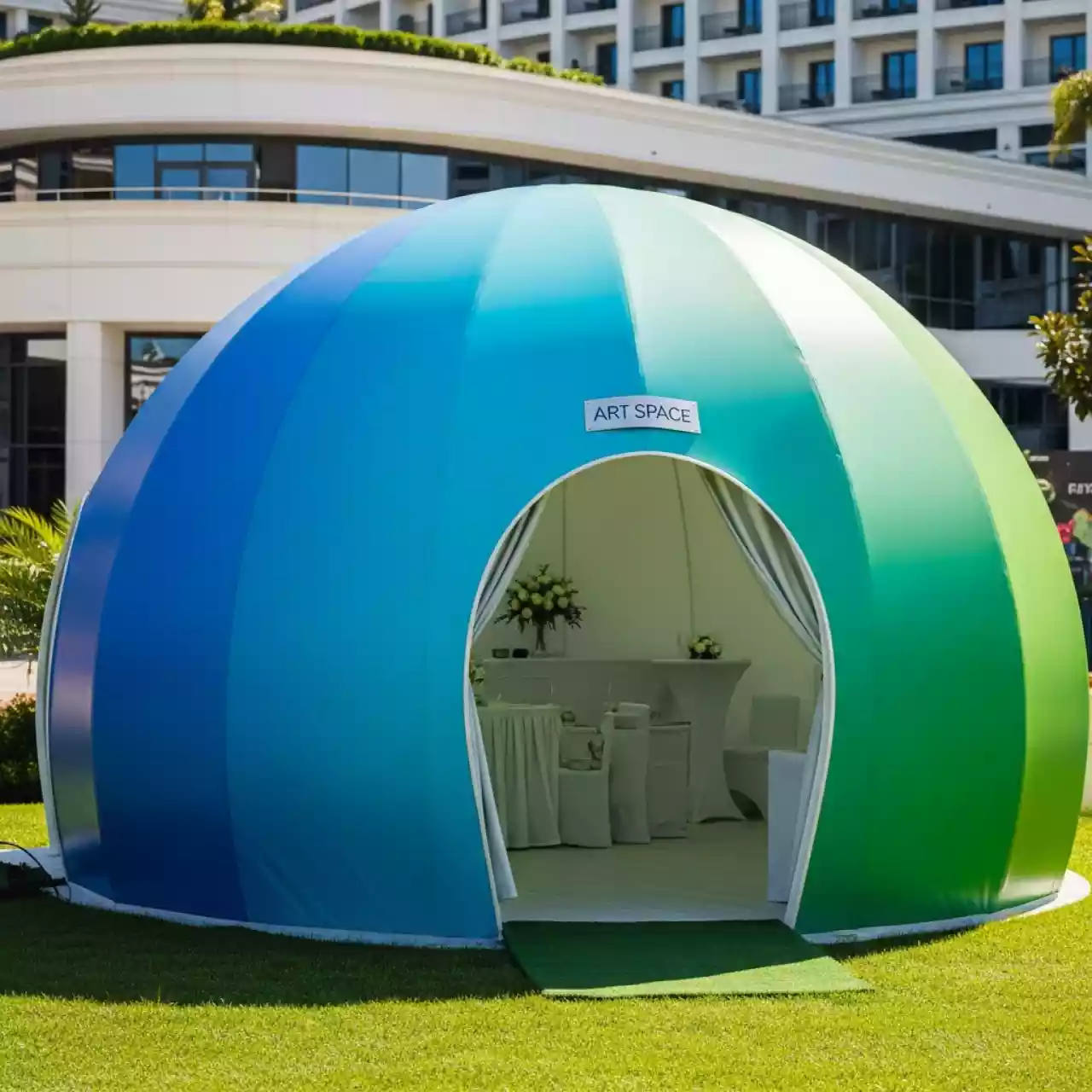 Аренда Шатер сферический купол 16 в санатории «Сочи» — ART SPACE