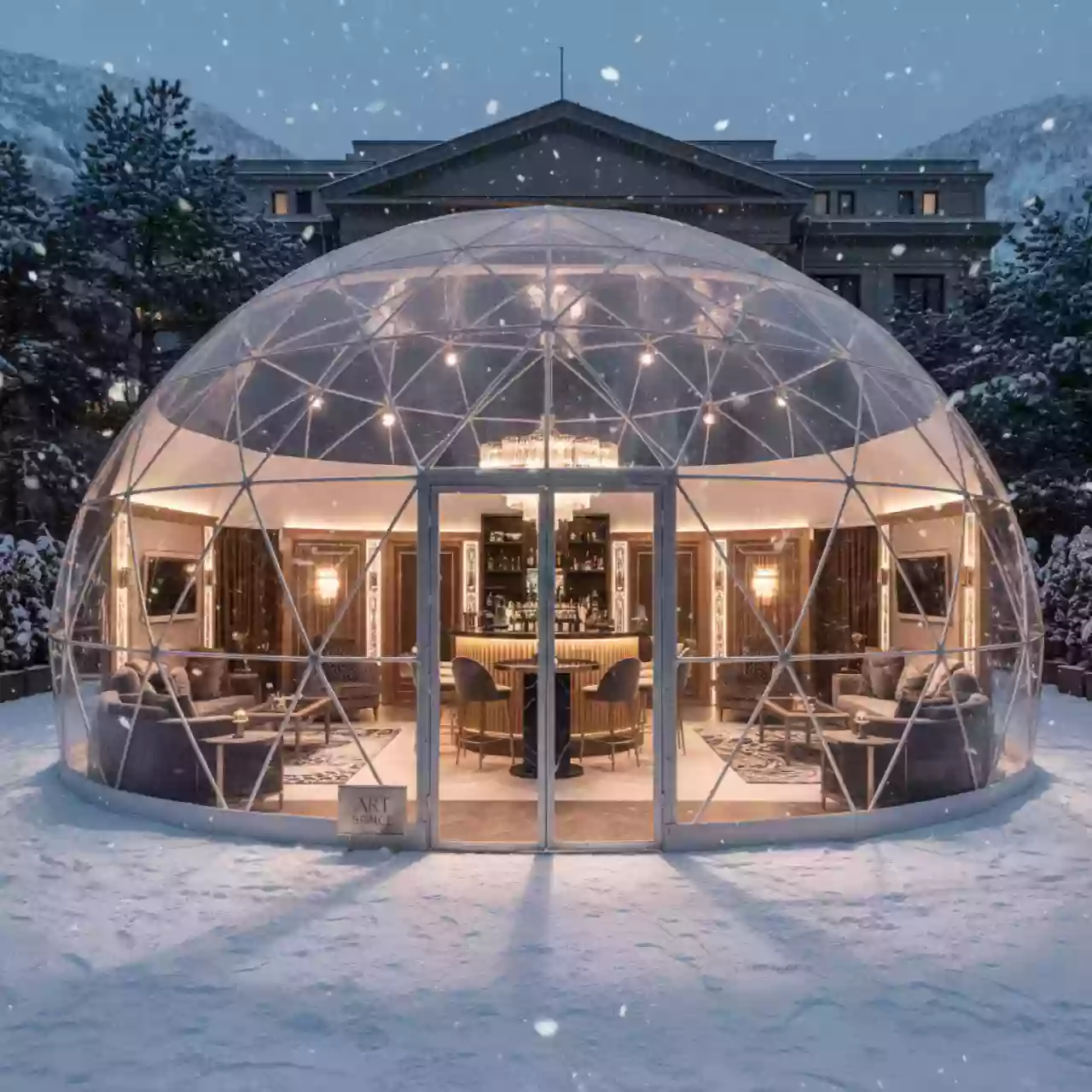 Аренда Шатер сферический купол 20 в Rodina Grand Hotel & SPA — ART SPACE