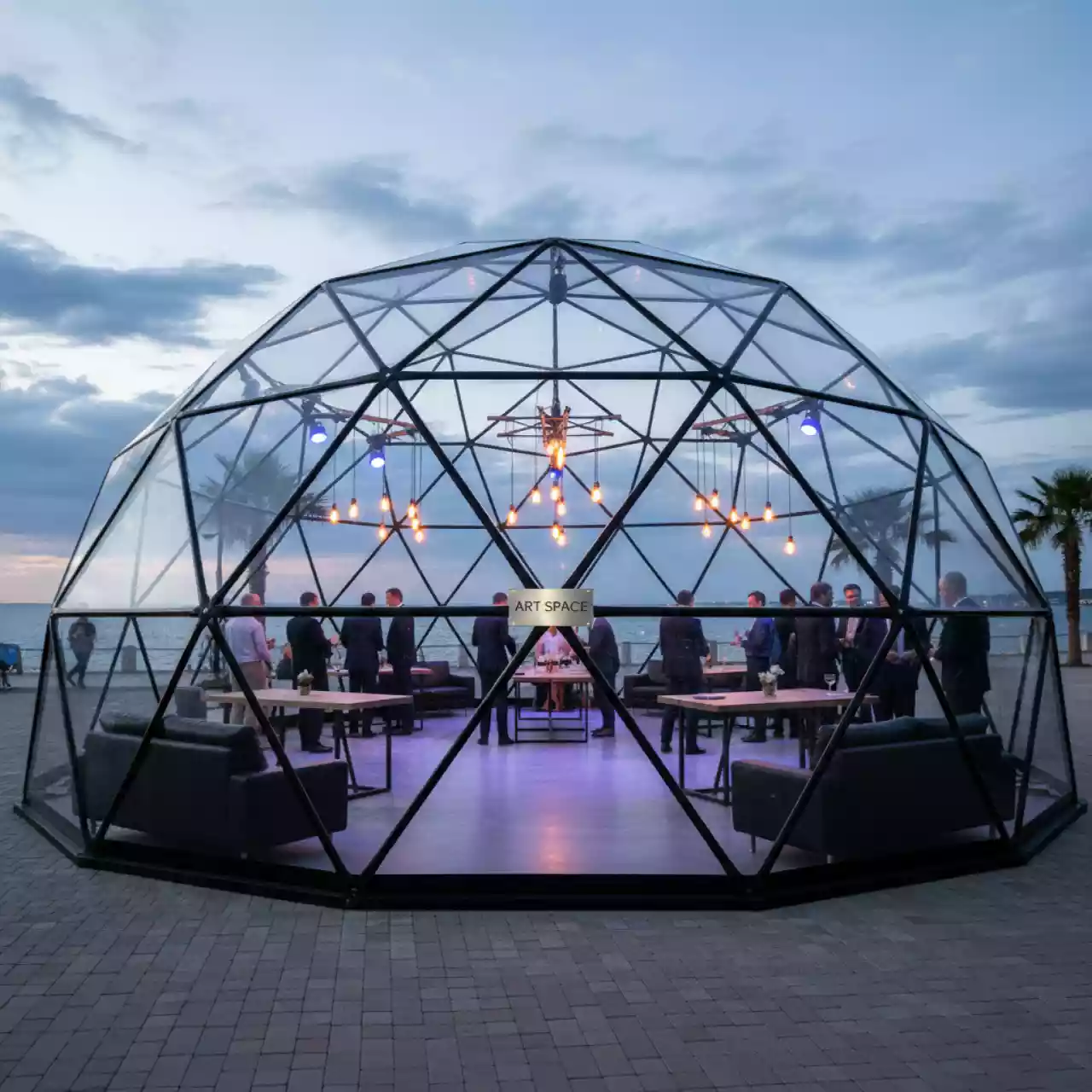 Аренда Шатер сферический Sphere RT 113D 12 на Имеретинской набережной — ART SPACE