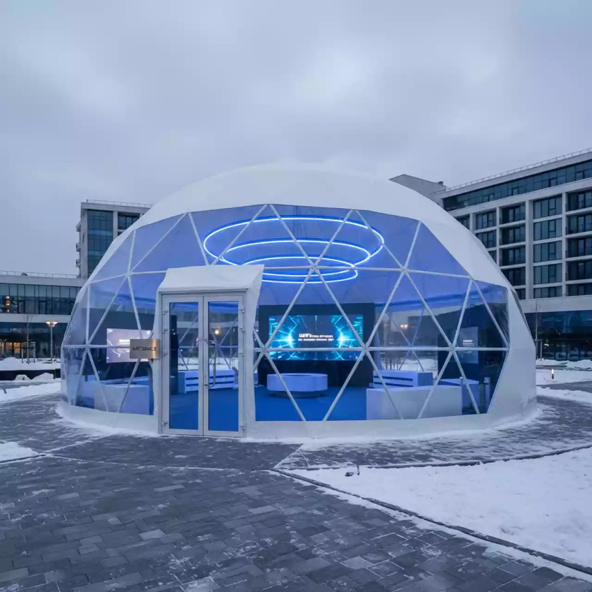 Аренда Шатер сферический Sphere RT 78D 10 в Сочи Парк Отеле — ART SPACE