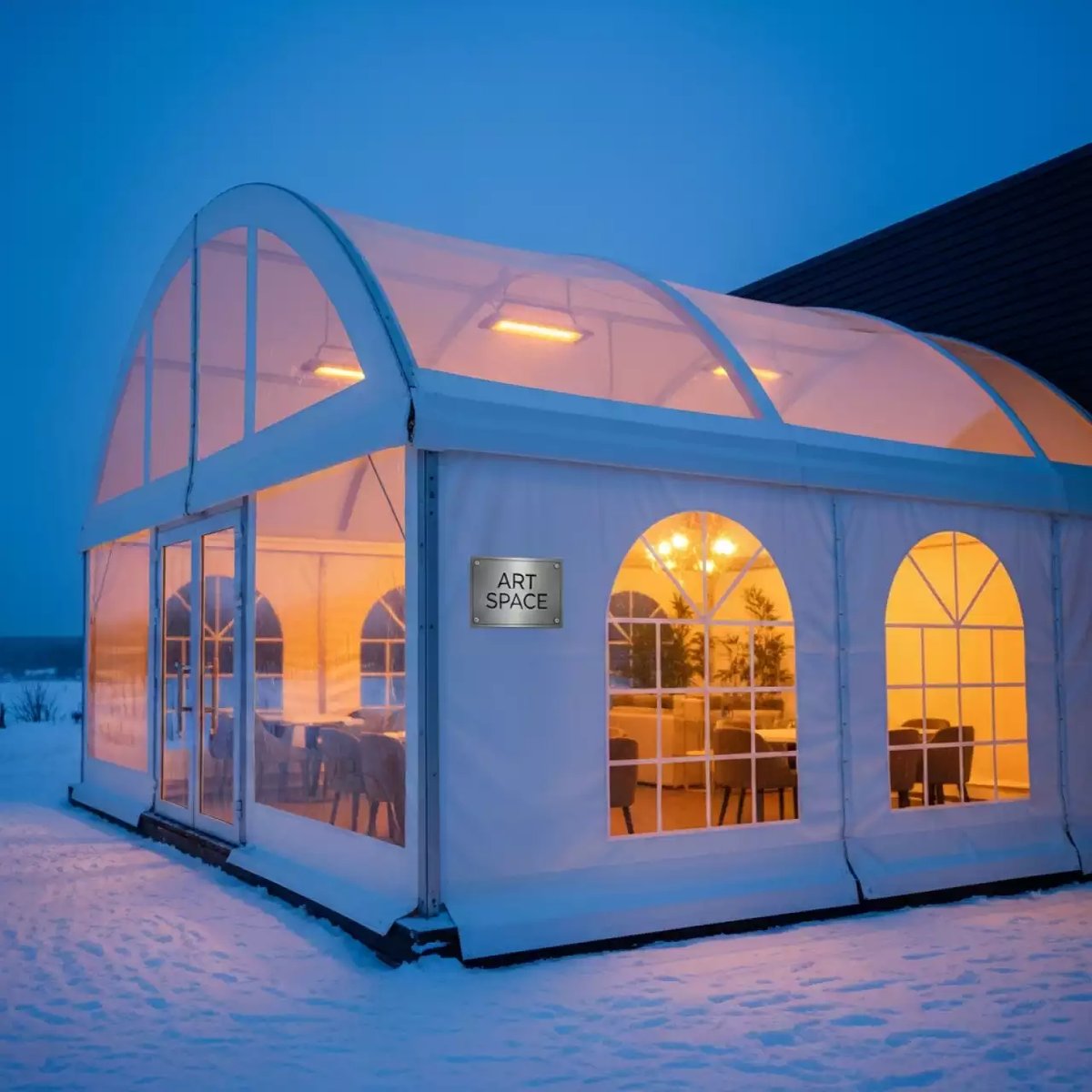 Аренда Шатер тентовый Арка 10 в ресторане «Brunello» — ART SPACE