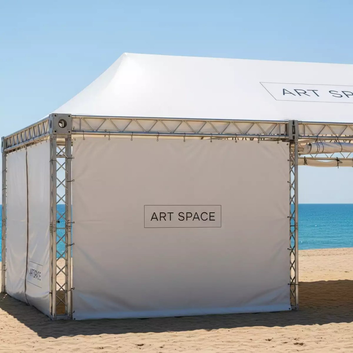 Аренда Шатер трансформер премиум бизон 4х8 на пляже «Ривьера» — ART SPACE