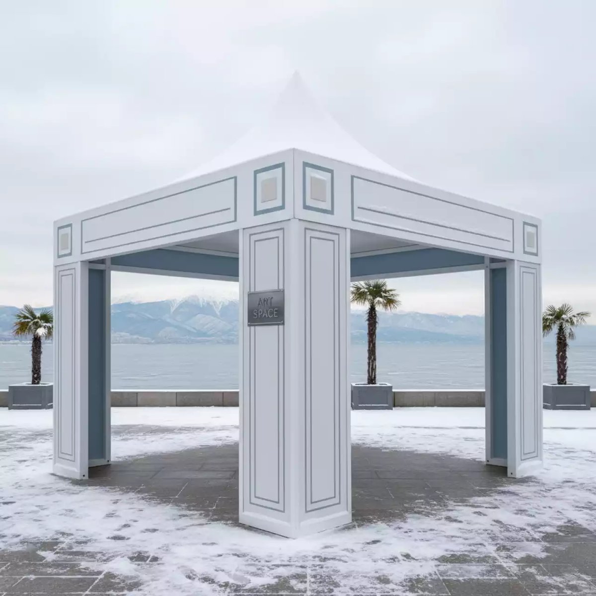 Аренда Шатер трансформер Pro 3х3 на Имеретинской набережной — ART SPACE