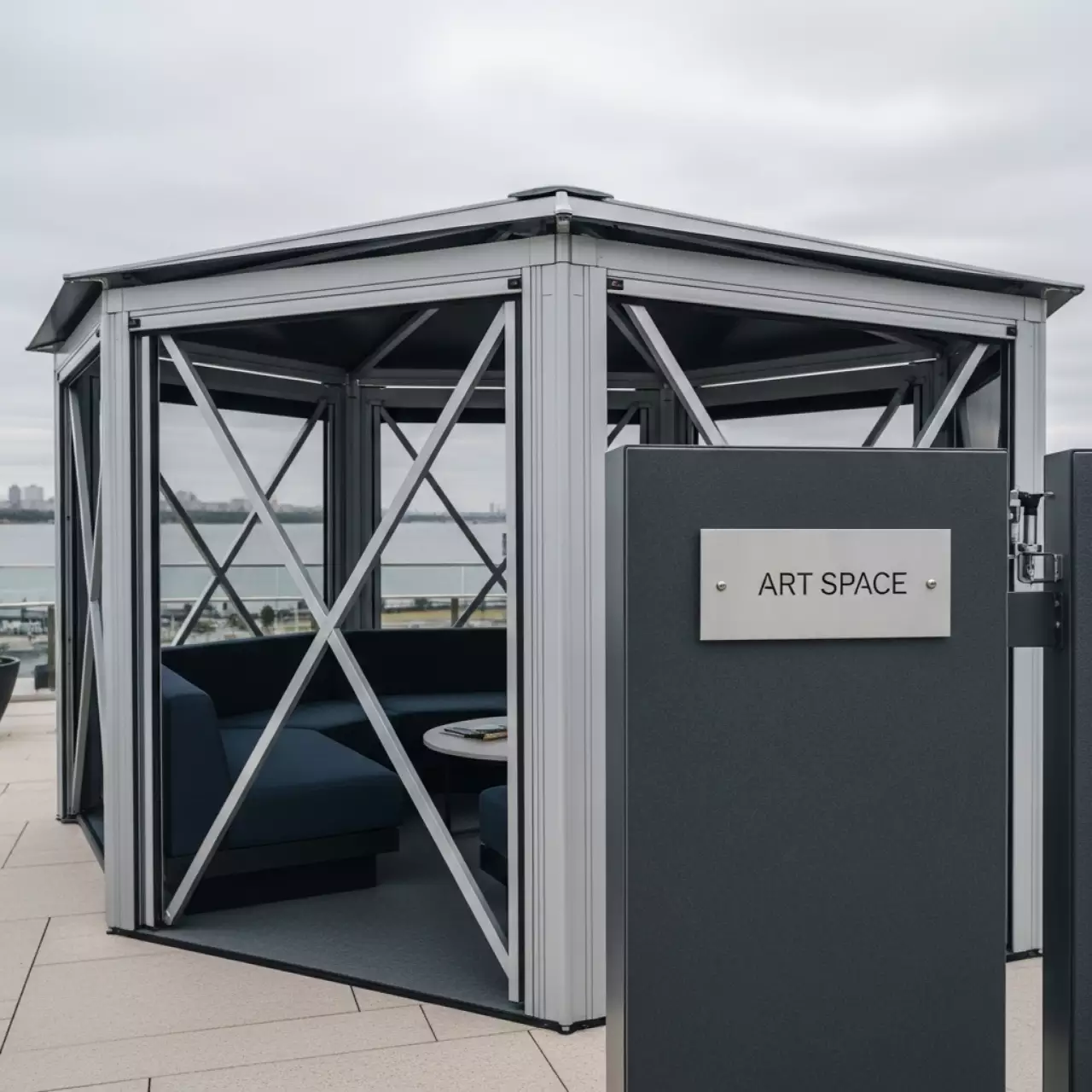 Аренда Шатер трансформер усиленный 3х3 в ресторане «Паруса» — ART SPACE