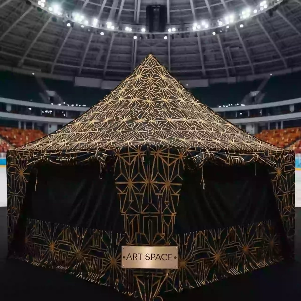 Аренда Шатер усиленный 3х3 в ледовом дворце «Роза Хутор» — ART SPACE