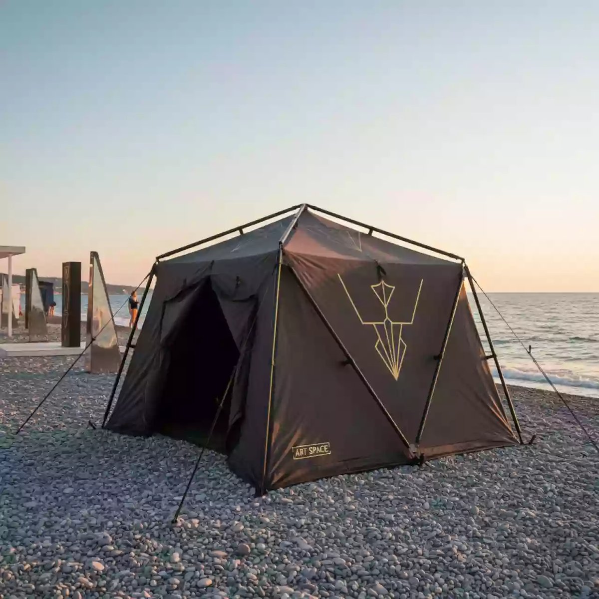 Аренда Шатер военный Премиум Бизон 2х3 на пляжных клубах Хосты — ART SPACE