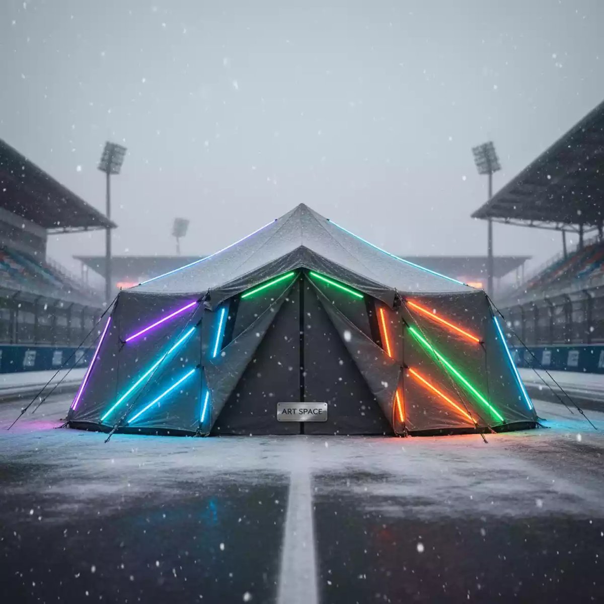 Аренда Шатер военный стандартный на Сочи Автодроме — ART SPACE