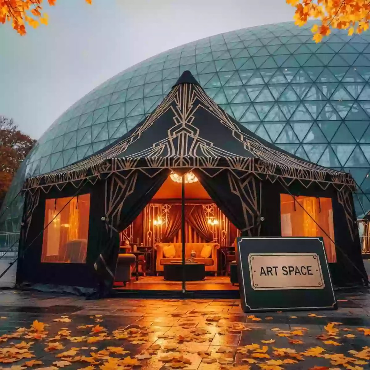 Аренда Шатер военный в Ледовом дворце «Айсберг» — ART SPACE