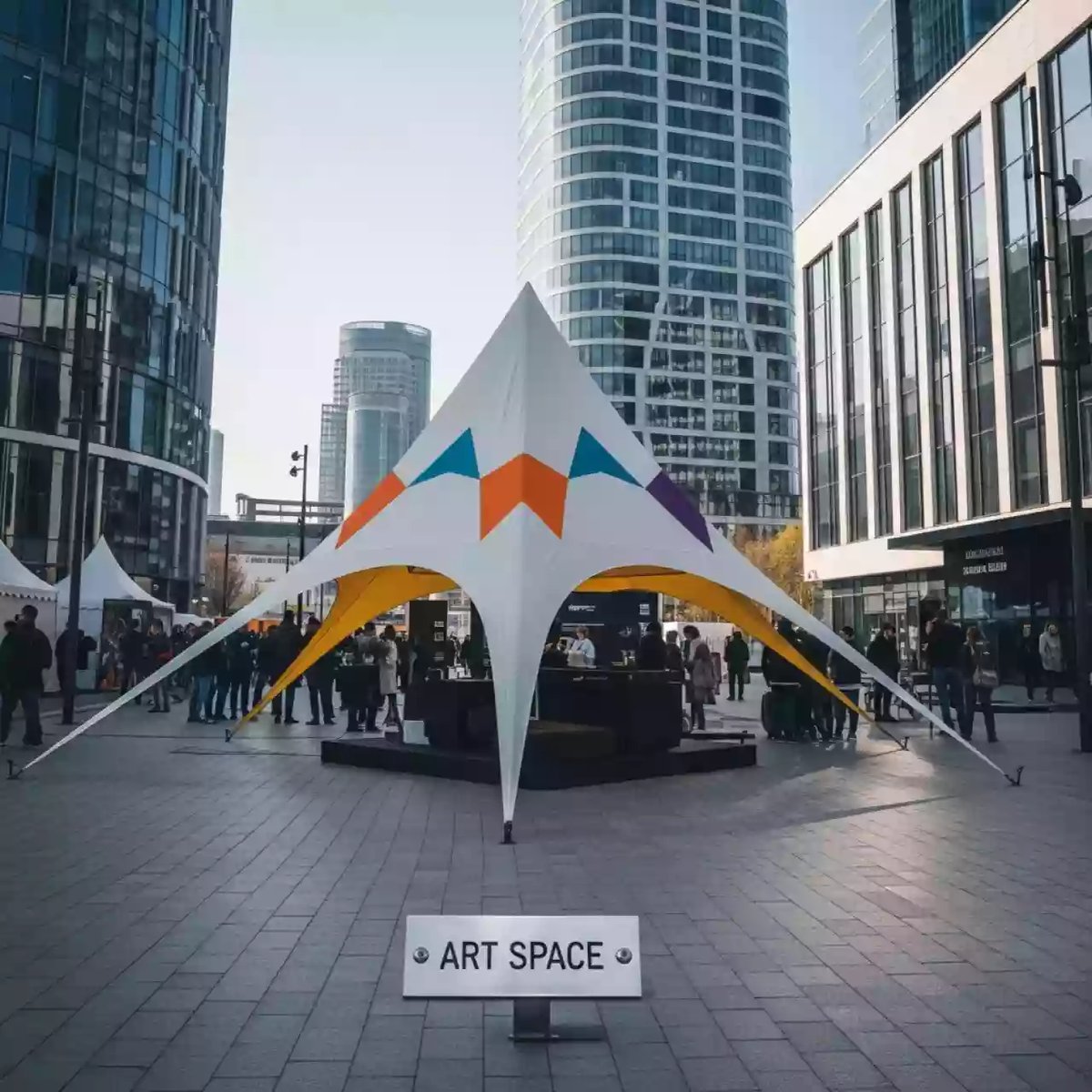 Аренда Шатер Звезда малый 6х6 м на Имеретинской набережной — ART SPACE