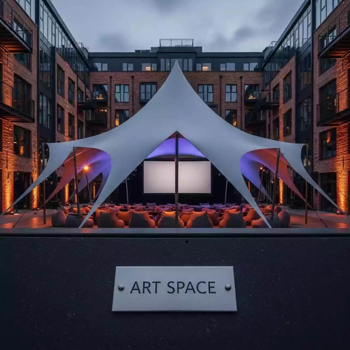 Аренда Шатер Звезда в МФК «Горный» — ART SPACE