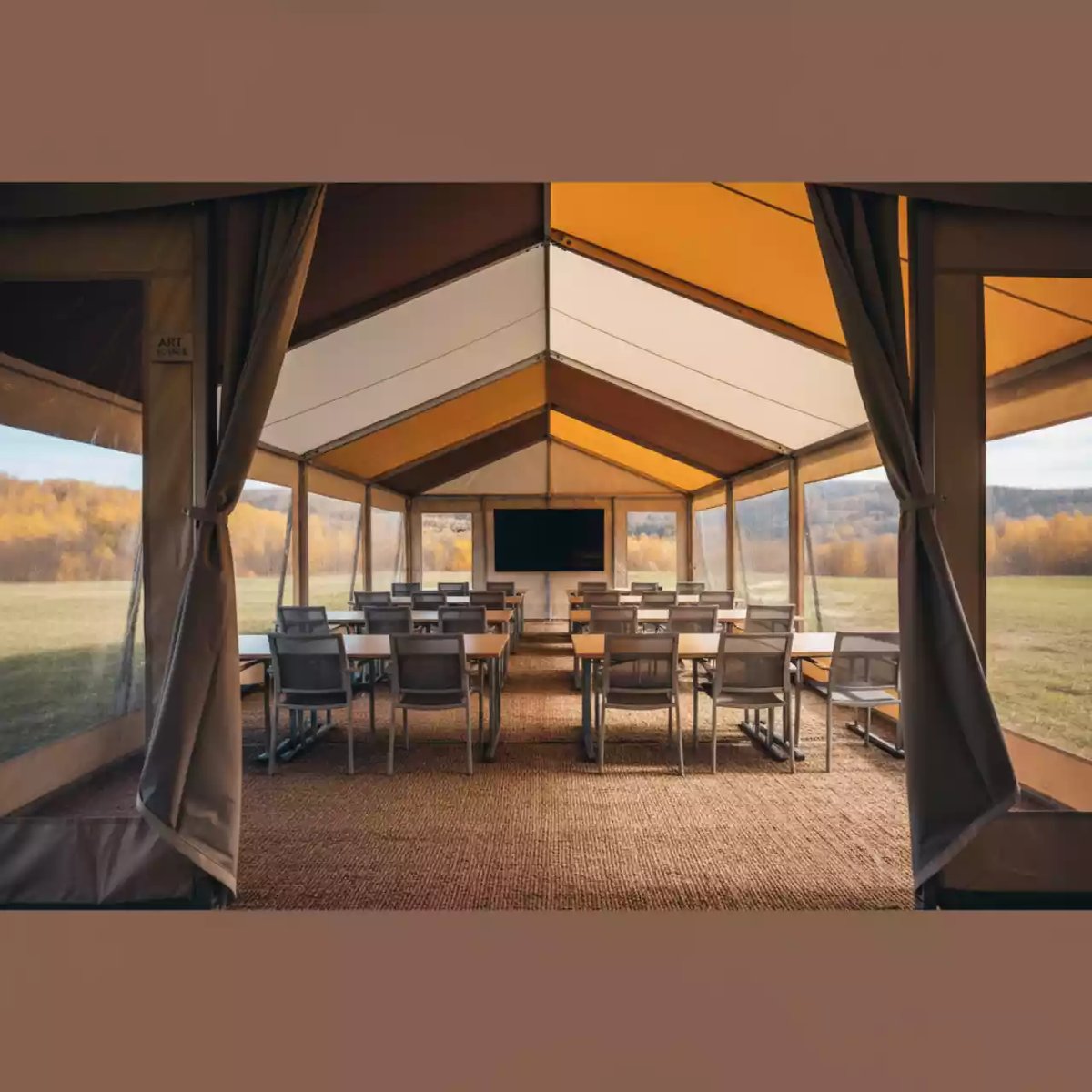 Аренда Шатра 10х45 в этно-парке «Моя Россия» — ART SPACE