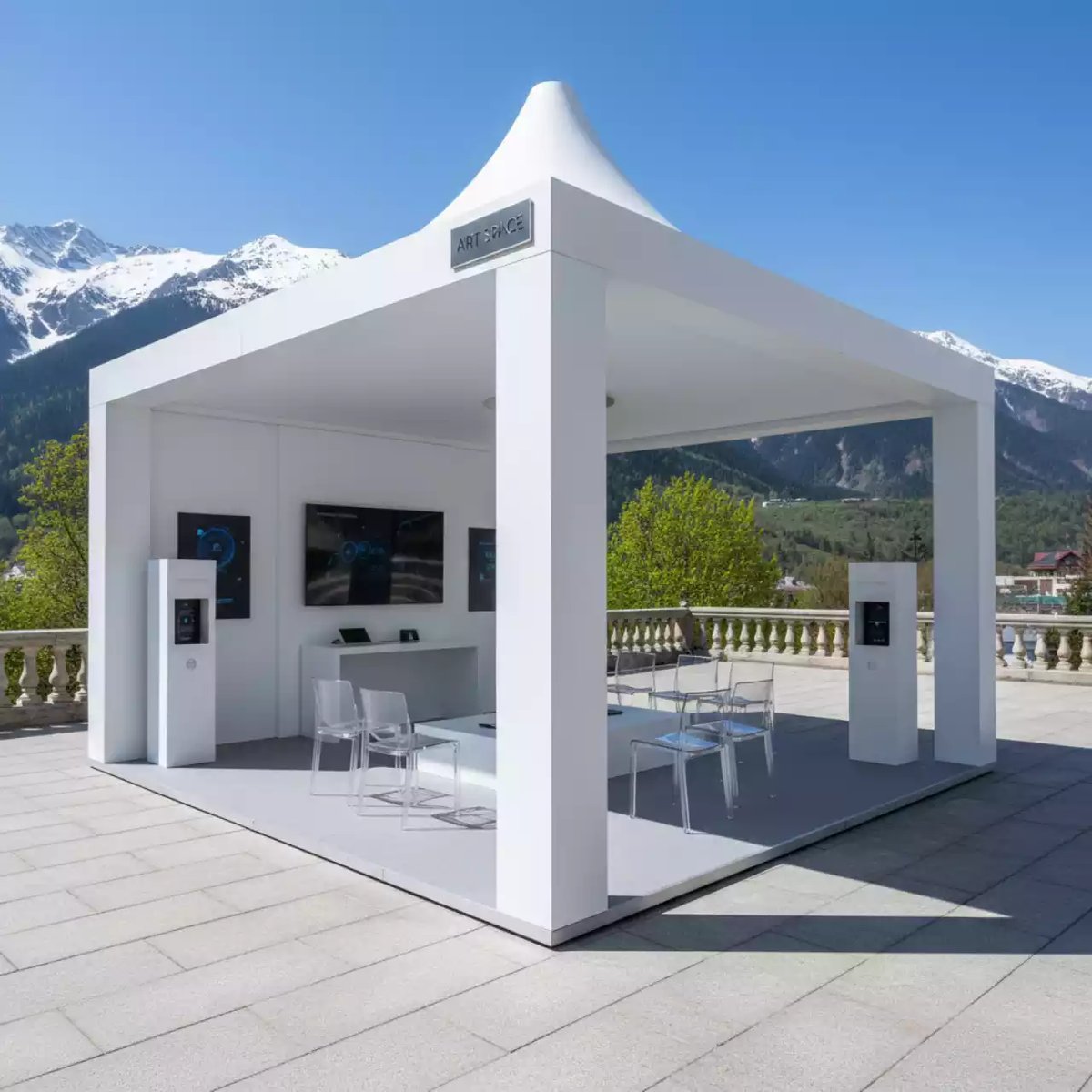 Аренда Шатра 3х3 в Rixos Krasnaya Polyana — ART SPACE