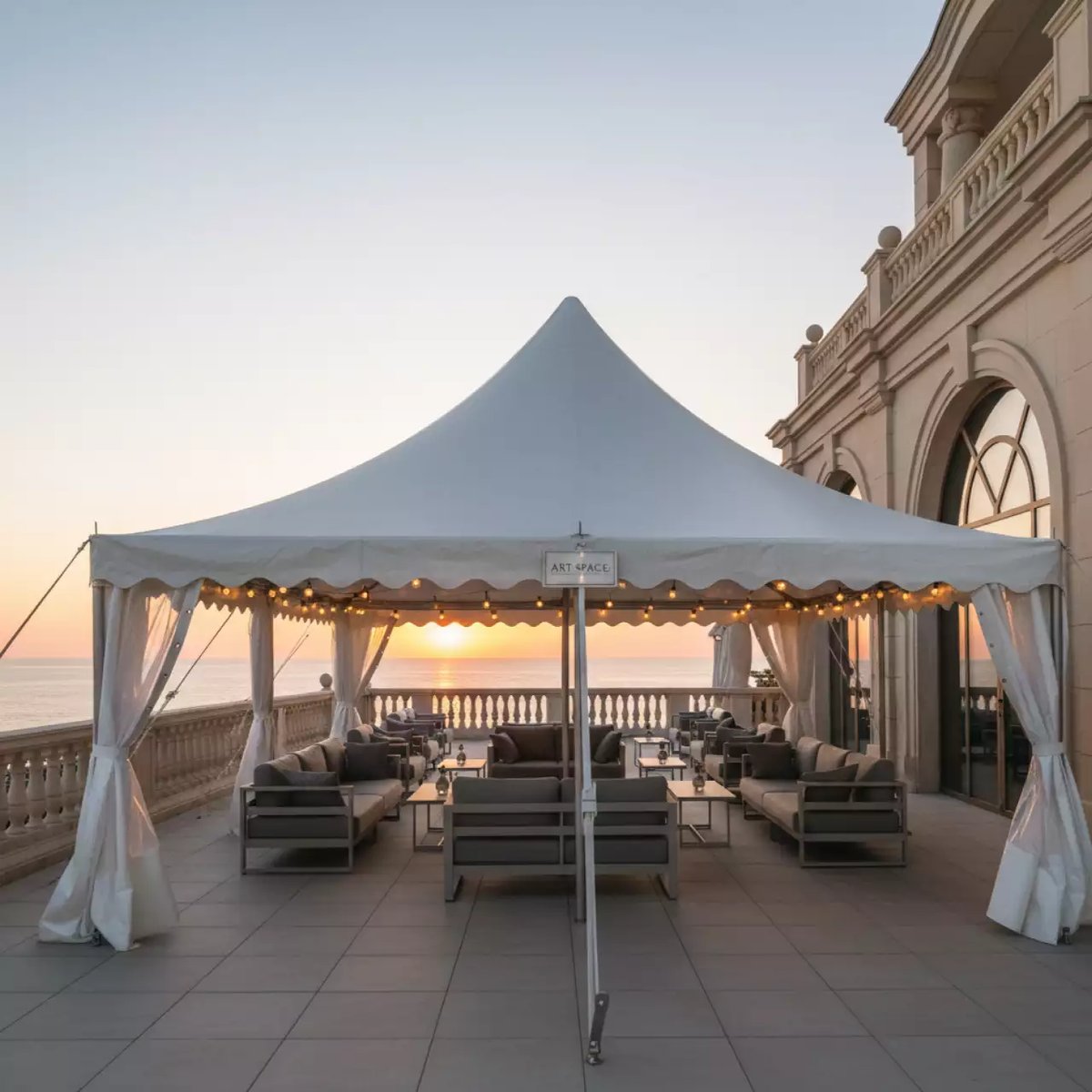 Аренда Шатра классическая 5х10 в Pullman Sochi Centre — ART SPACE