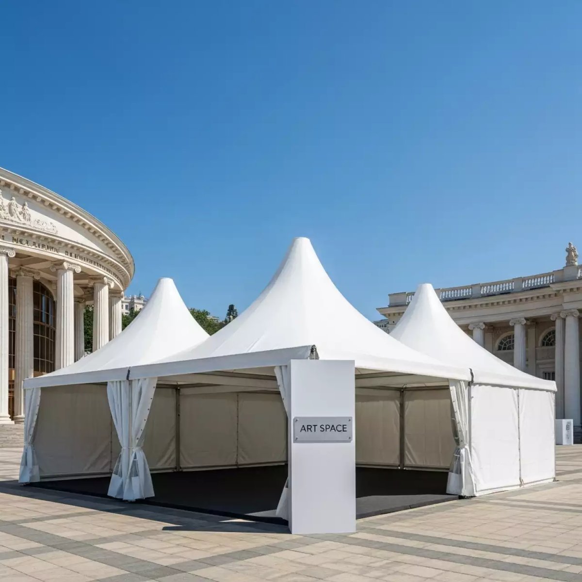 Аренда Шатра пагода 5х20 м в Зимнем театре — ART SPACE