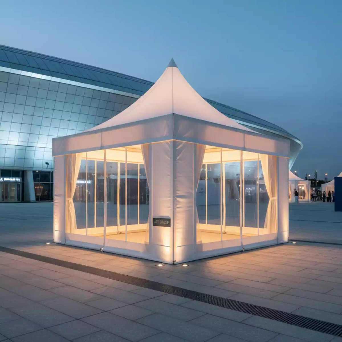 Аренда Шатра пагода 5х7 м в ледовом дворце «Большой» — ART SPACE