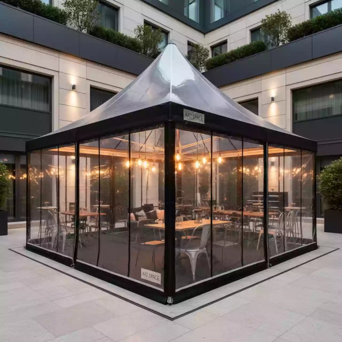 Аренда Шатра пирамида 5х5 м в Stella di Mosca — ART SPACE