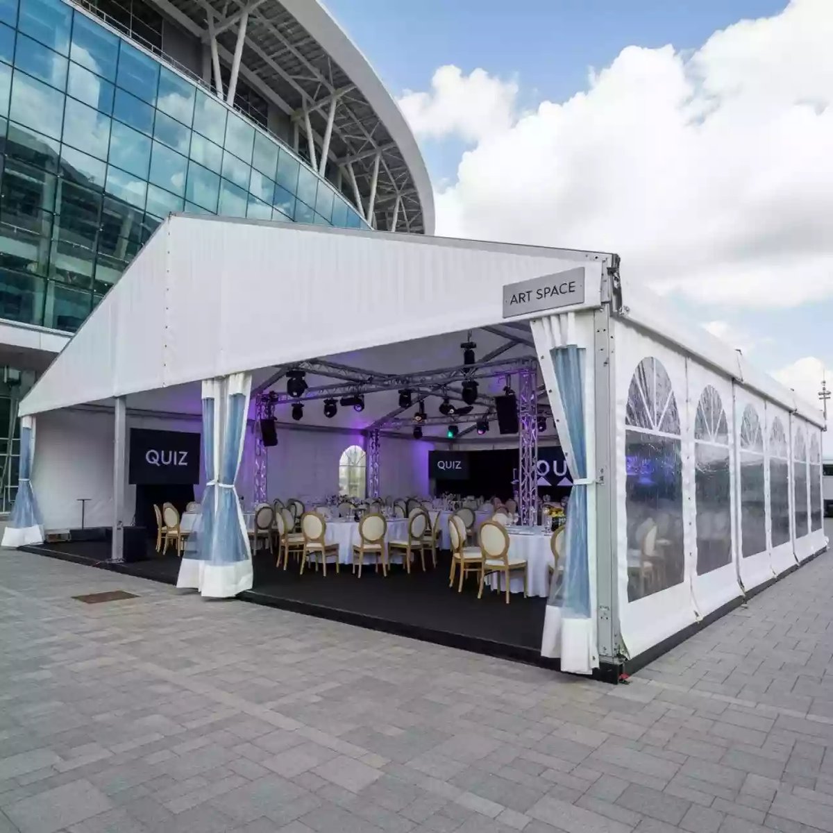 Аренда Шатра шириной 10 м в ледовом дворце «Большой» — ART SPACE