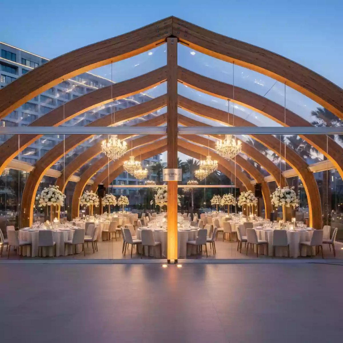 Аренда Шатры деревянные в Cosmos Sochi Hotel — ART SPACE