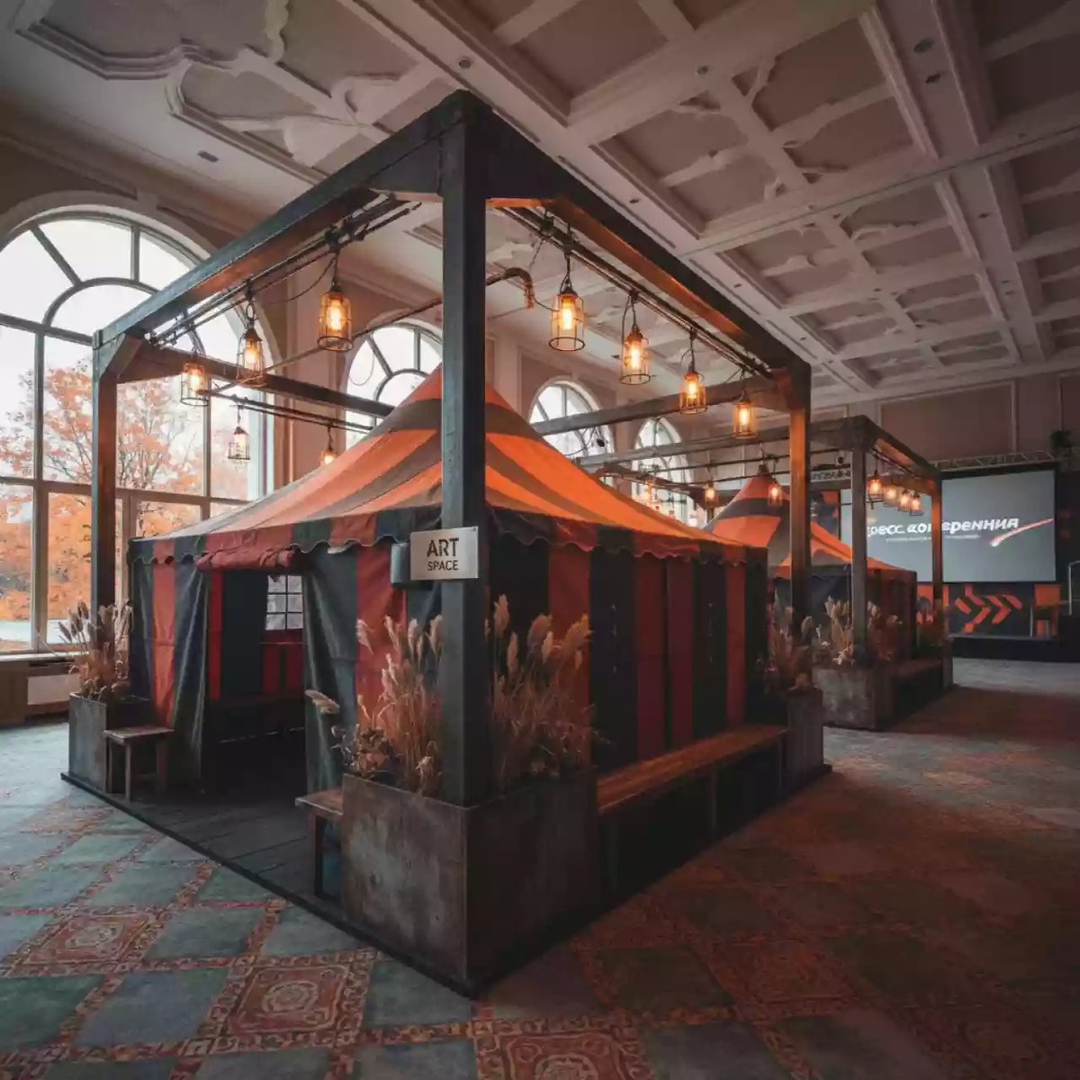 Аренда Шатры для автоспорта и мотоспорта в конгресс-холле отеля Жемчужина — ART SPACE