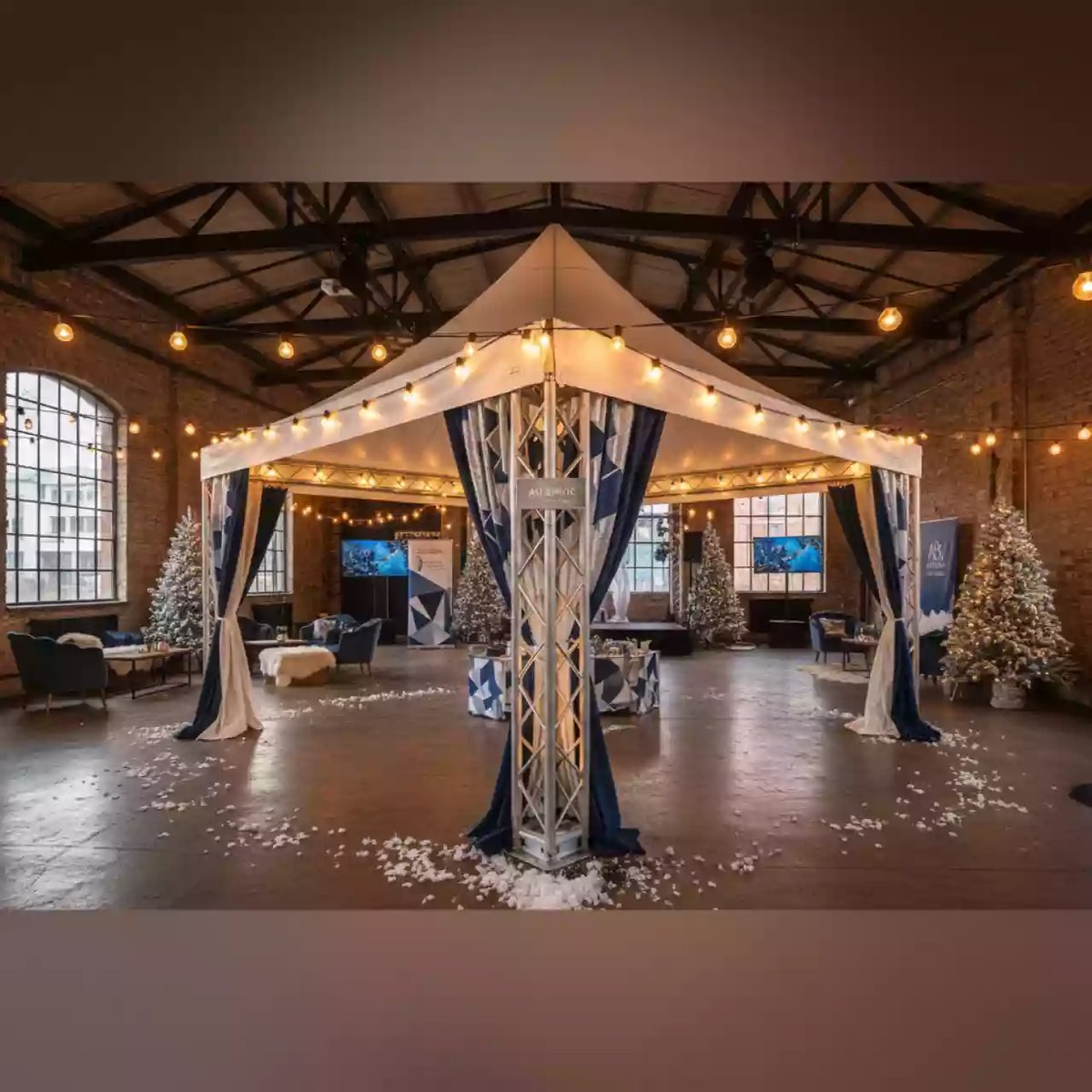 Аренда шатры для городских мероприятий в лофте «Студия 21» — ART SPACE